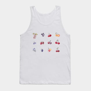 Cute berries sketches Tank Top